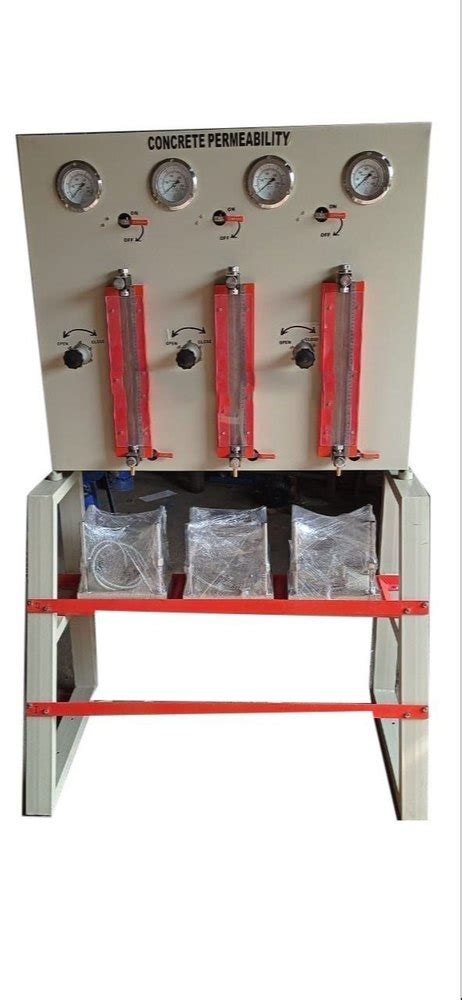 concrete permeability apparatus|3 cell permeability apparatus.